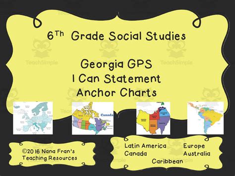 • Hands-on and Interactive • Spiraled and Scaffolded. . Georgia 6th grade social studies teacher notes